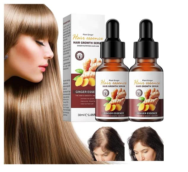 PAGUE 1 LLEVE 2 SERUM DE JENGIBRE PARA EL CABELLO