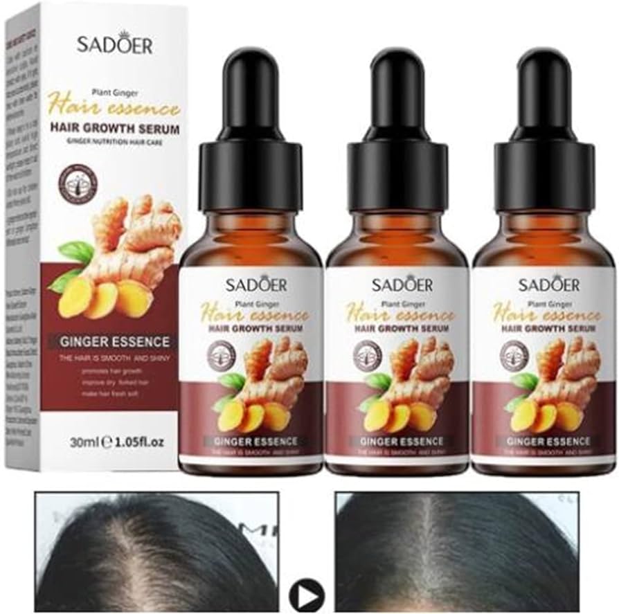 PAGUE 1 LLEVE 2 SERUM DE JENGIBRE PARA EL CABELLO