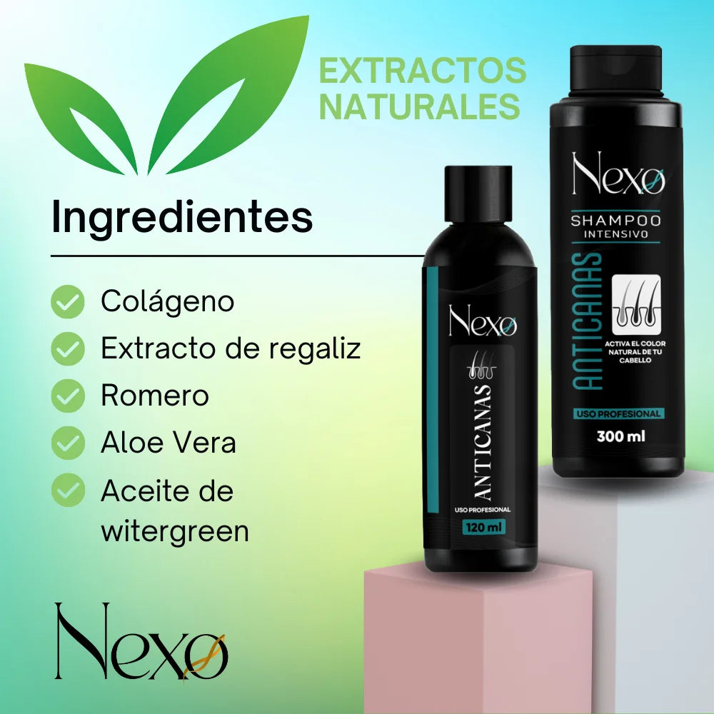 SHAMPOO CUBRECANAS + TRATAMIENTO ACTIVADOR