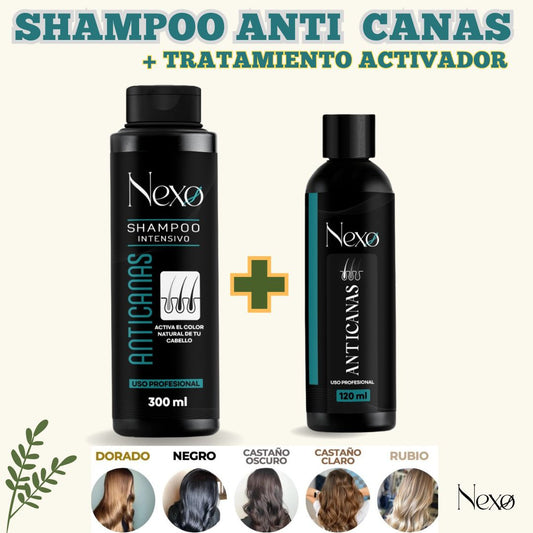 SHAMPOO CUBRECANAS + TRATAMIENTO ACTIVADOR