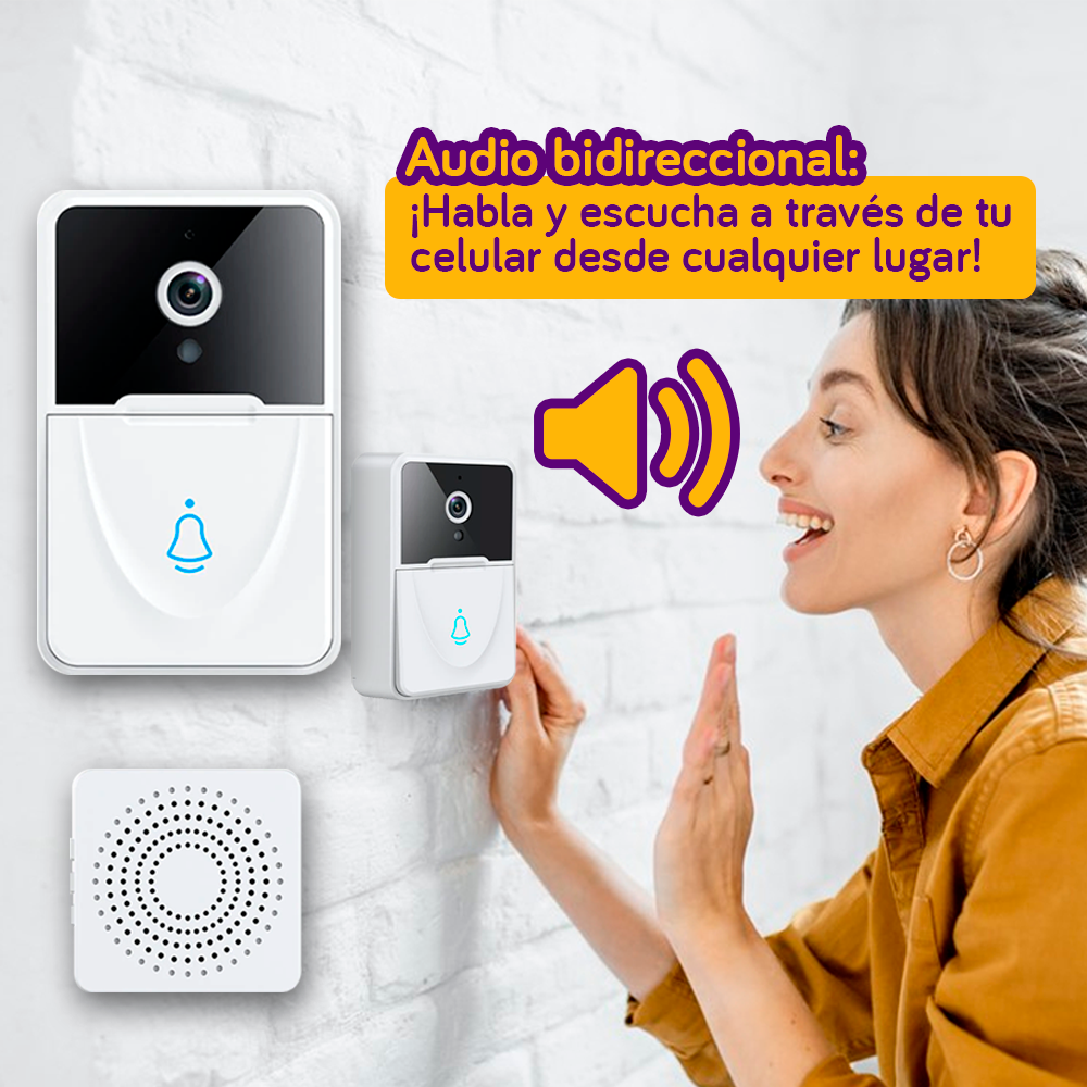 TIEMBRE INTELIGENTE CON CAMARA PRO 50% DESCUENTO